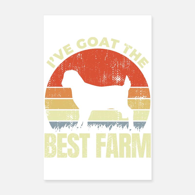Bauernspruch Poster 20x30 cm