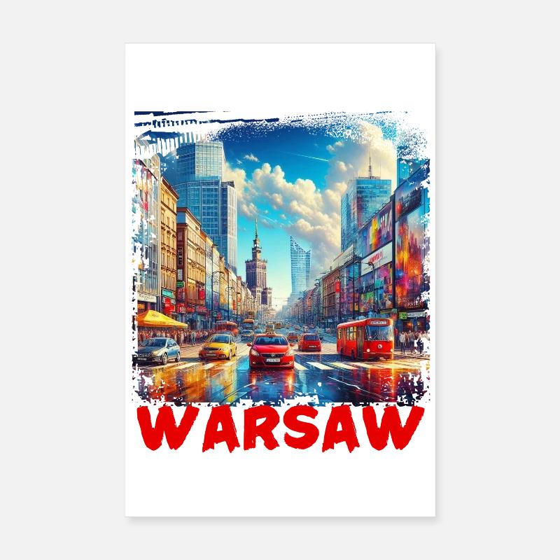 Varsovie Poster 20 x 30 cm