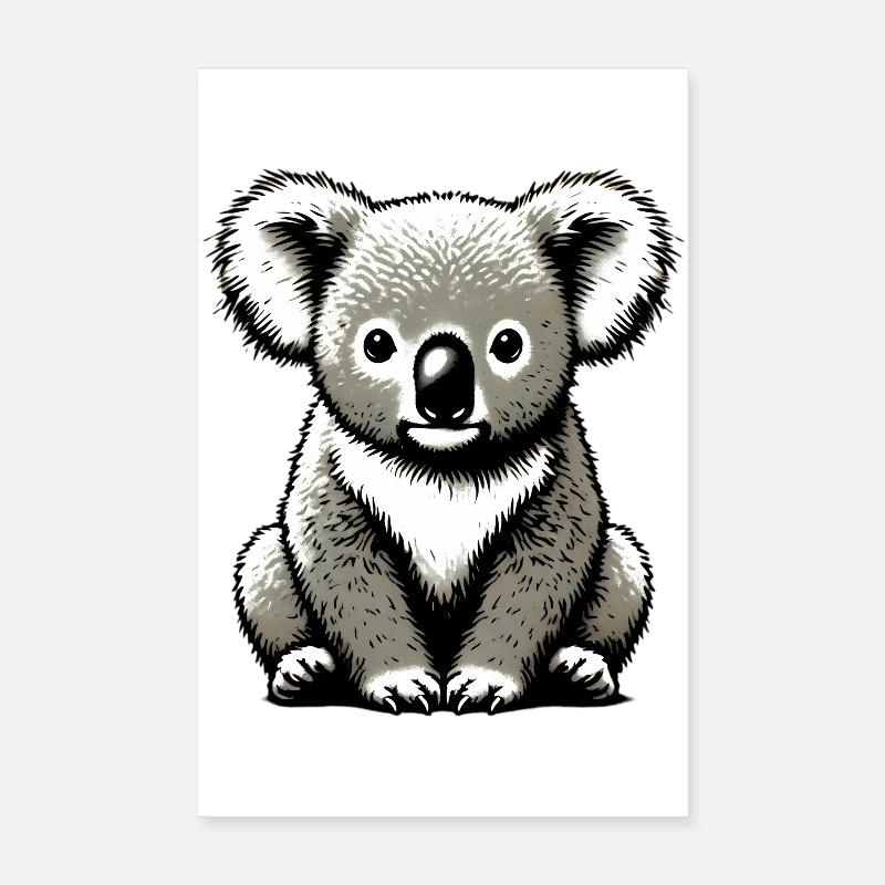 Koala Poster 20x30 cm