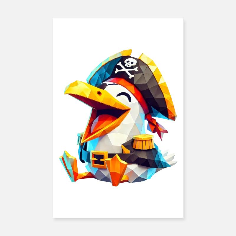 mouette pirate Poster 20 x 30 cm
