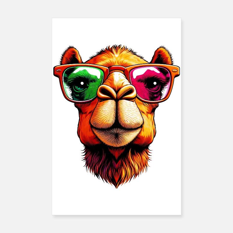 Kamel Poster 20x30 cm