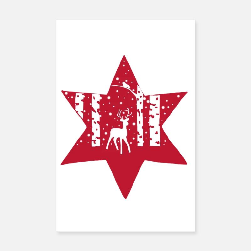 Verschneit Poster 20x30 cm