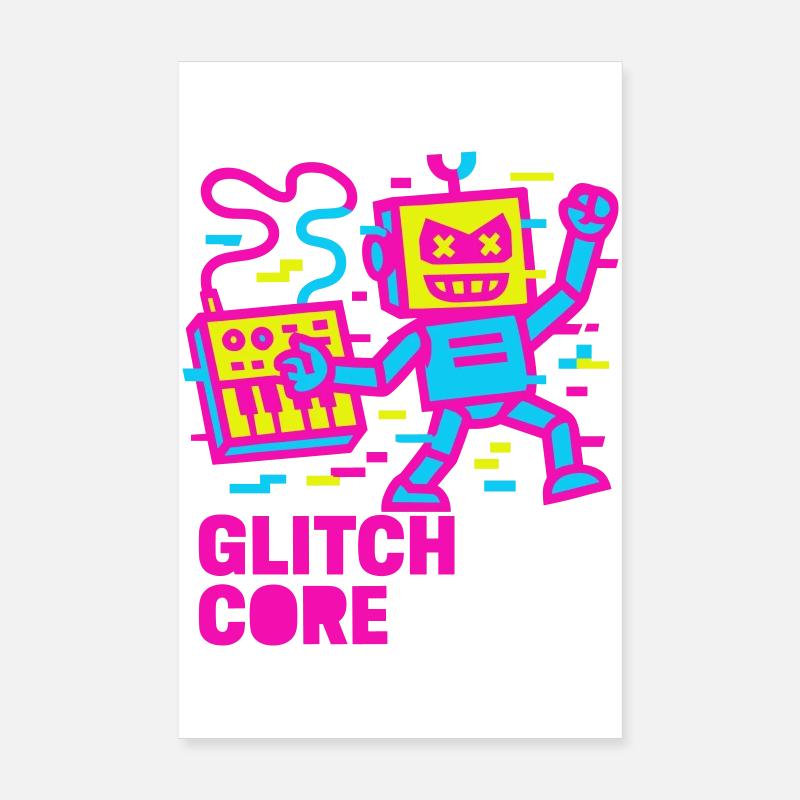 Glitchcore! Poster 20x30 cm