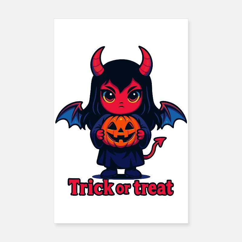 Süßes oder Saures – Süßer Teufel Poster 20x30 cm