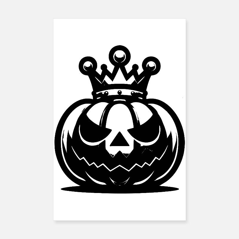 Roi de la citrouille Poster 20 x 30 cm