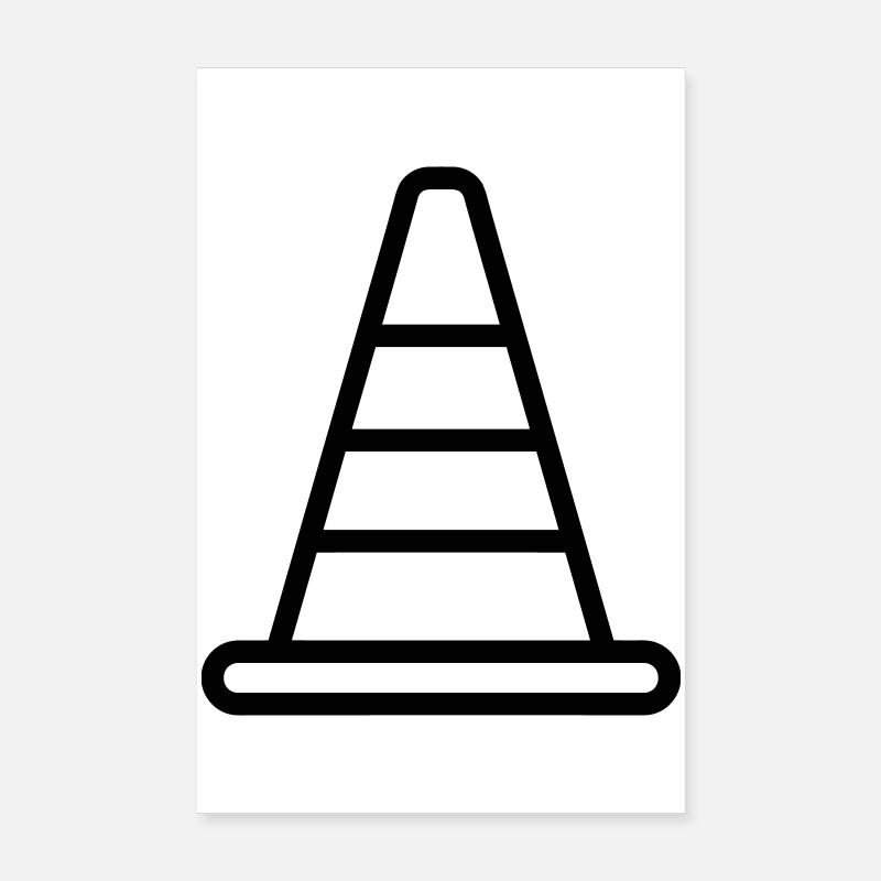cone Poster 8" x 12" (20x30 cm)