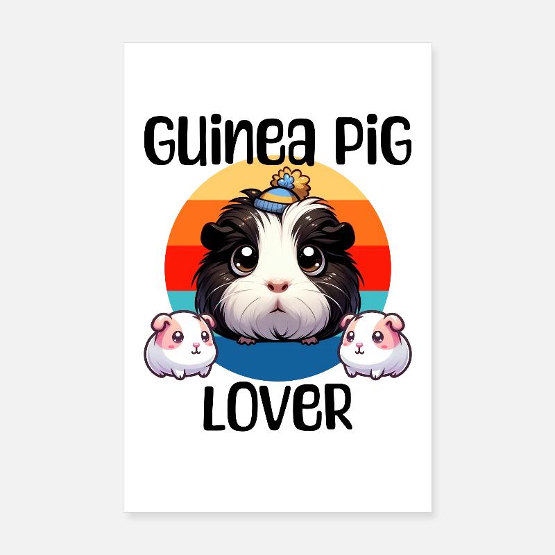 Guinea Pig Lover Poster 8" x 12" (20x30 cm)