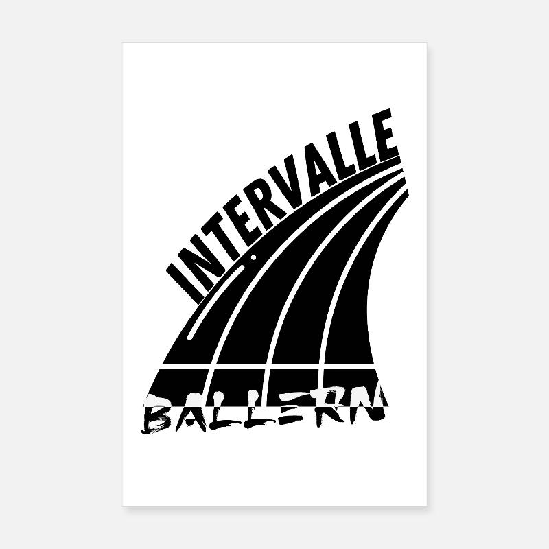 Tempo ohne Grenzen. Intervalle machen Dich schnell Poster 20x30 cm
