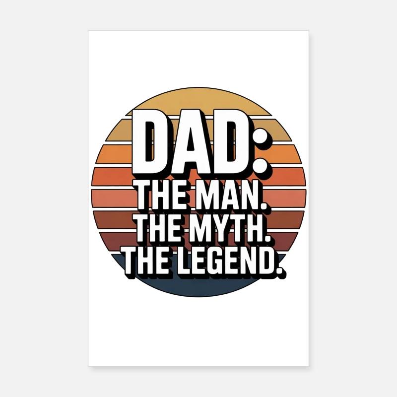 DAD: Der Mann Die Legende Poster 20x30 cm