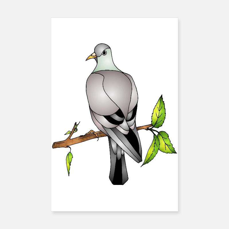 Vogel Poster 20x30 cm