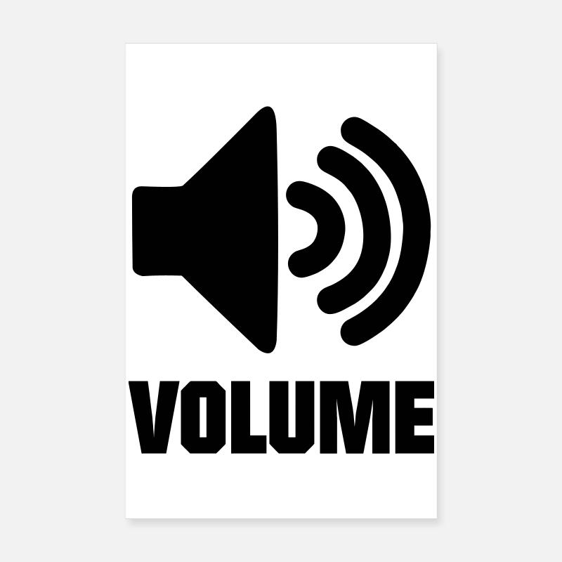 Volume Knob Poster 8" x 12" (20x30 cm)
