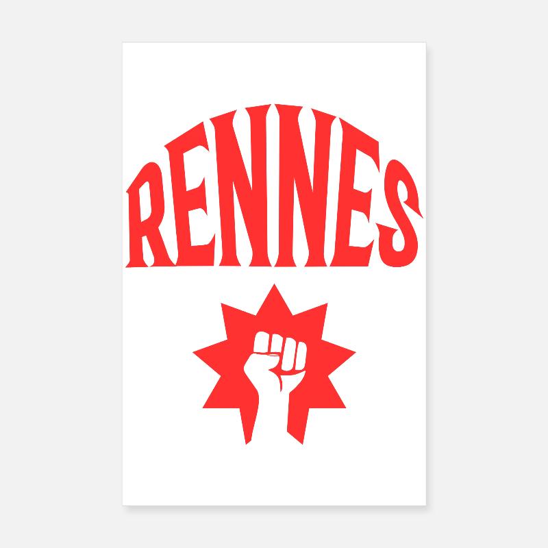 Rennes Poster 20 x 30 cm
