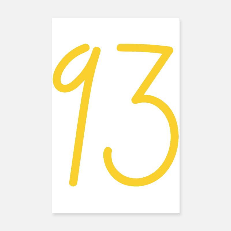 93 Poster 8" x 12" (20x30 cm)