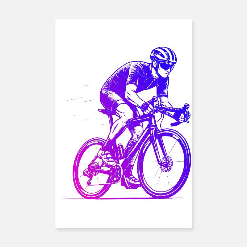Déclaration directe sur le vélo de route Poster 20 x 30 cm