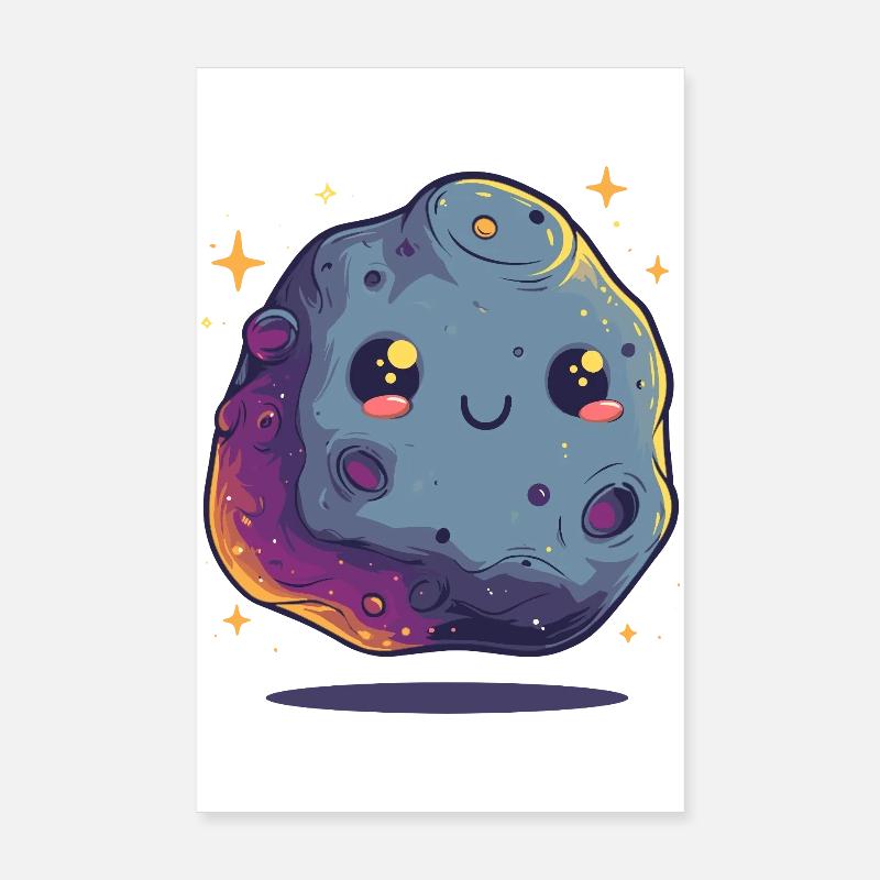 Kawaii Asteroidenstern Poster 20x30 cm