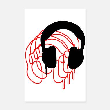 Cuffia Poster 20x30 cm