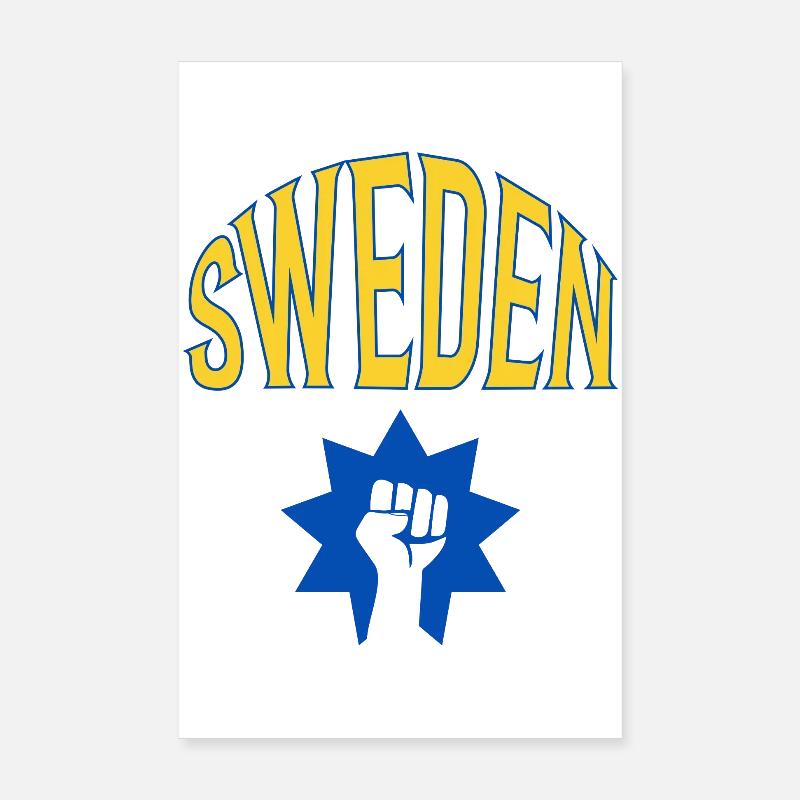 Suède Poster 20 x 30 cm