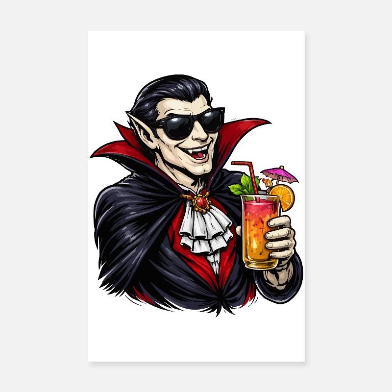 Vampire Cocktail Deluxe Poster 8" x 12" (20x30 cm)