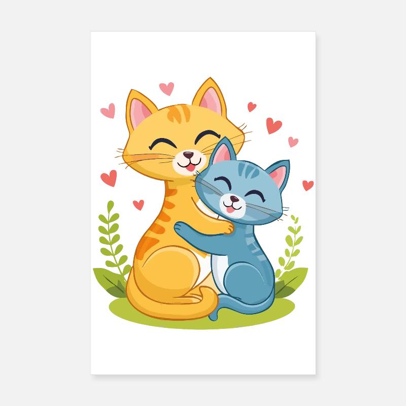 Cuddly kitten Poster 8" x 12" (20x30 cm)