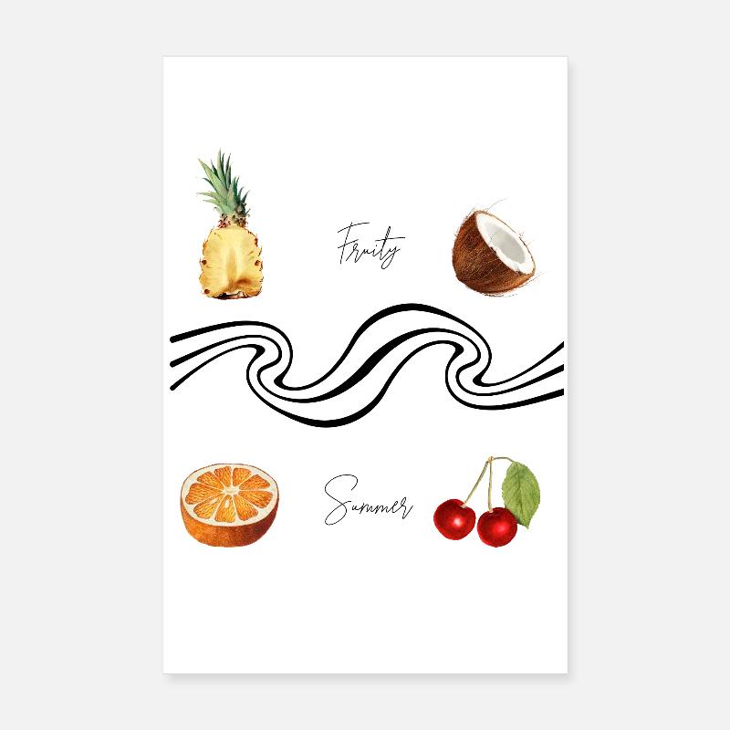fruity summer Poster 20x30 cm