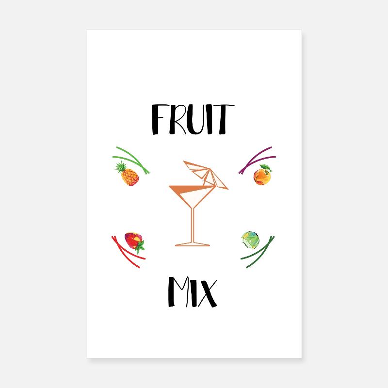 fruit mix Poster 20x30 cm