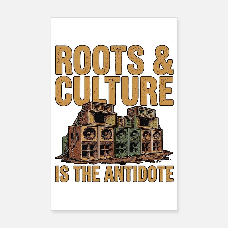 Les racines sont l’antidote Poster 20 x 30 cm
