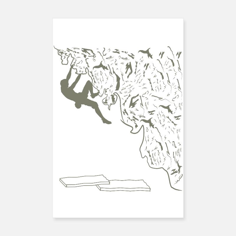 montée Poster 20 x 30 cm