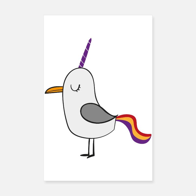 funny animals Poster 8" x 12" (20x30 cm)
