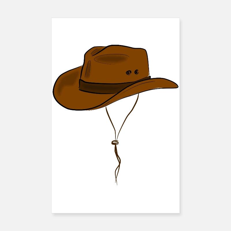 hat Poster 8" x 12" (20x30 cm)