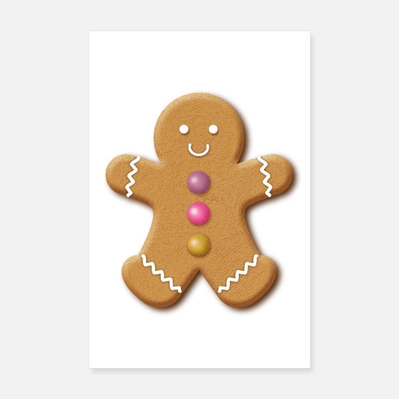 Mister Gingerbread Poster 8" x 12" (20x30 cm)