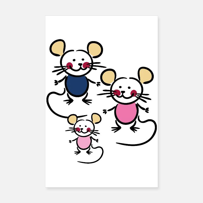 Souris Poster 20 x 30 cm