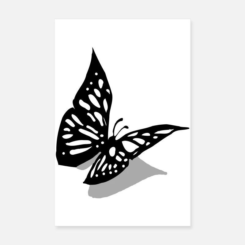 Papillon 3D Poster 20 x 30 cm