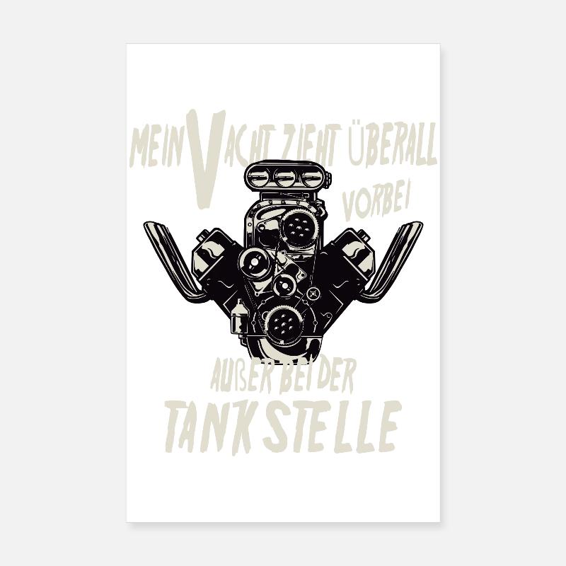 Mon V Eight passe partout Poster 20 x 30 cm