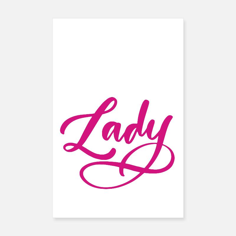 Lady Bos-s Poster 20 x 30 cm
