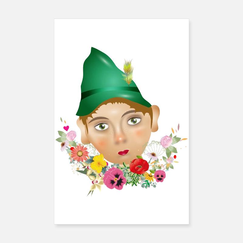 The Seppel or Seppl as doll portrait Poster 8" x 12" (20x30 cm)