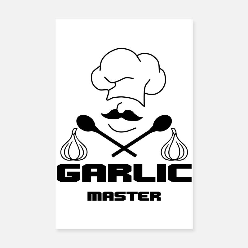Garlic Master Poster 20x30 cm