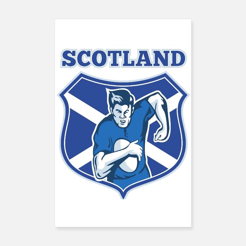 écosse, Ecosse, Scotland - Poster 20 x 30 cm - blanc