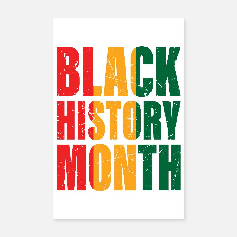 Mois de l'histoire des Noirs Poster 20 x 30 cm