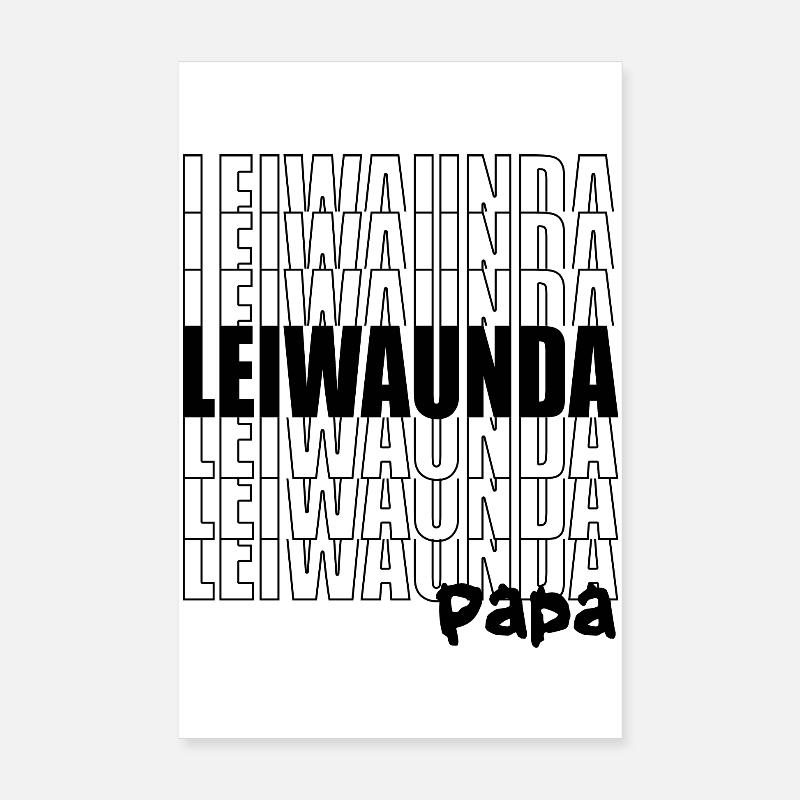 Leiwaunda Dad - Great, Great Dad, Father's Day Poster 8" x 12" (20x30 cm)