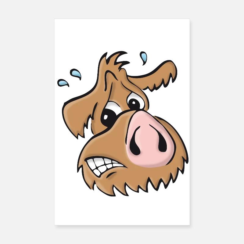 Pig dog - oops Poster 8" x 12" (20x30 cm)