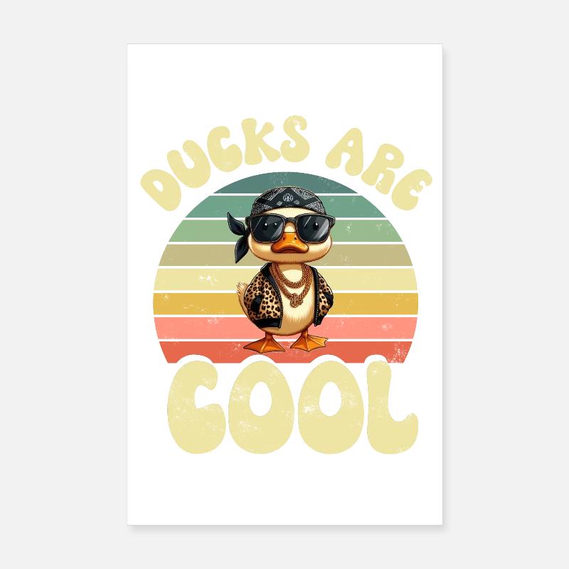 Canards Poster 20 x 30 cm