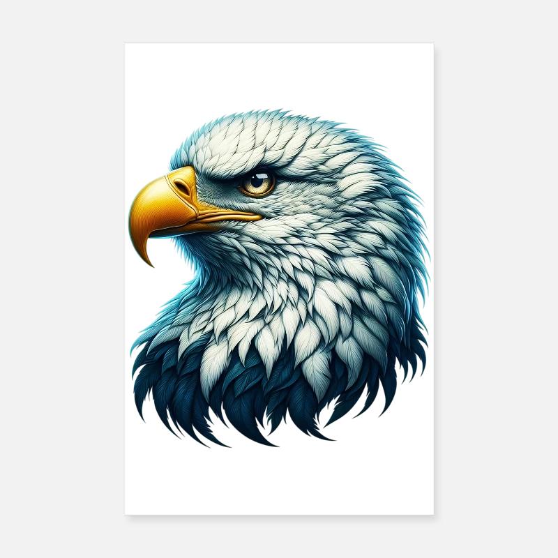 Eagle Poster 8" x 12" (20x30 cm)