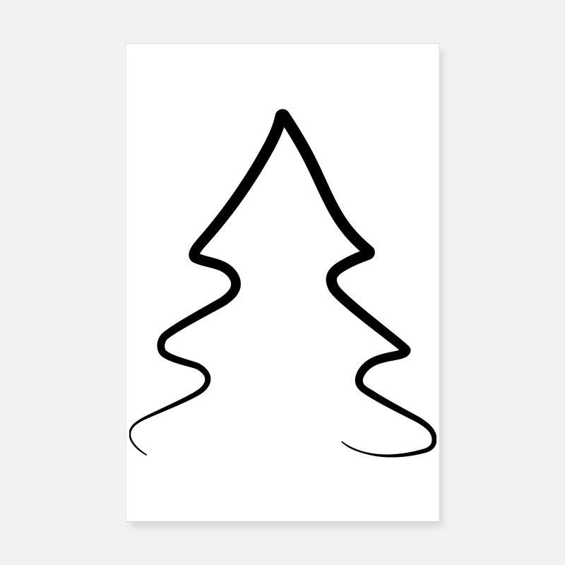 Sapin de Noël Poster 20 x 30 cm