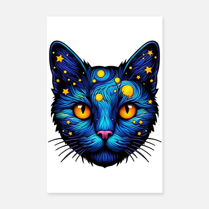 Katze Poster 20x30 cm