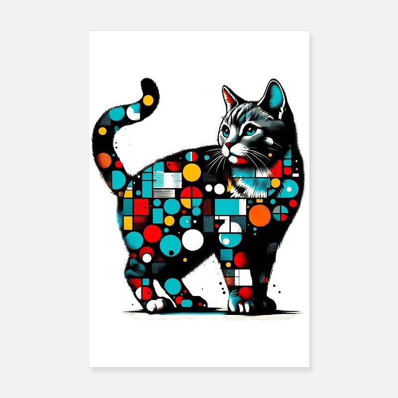 Katze Poster 20x30 cm