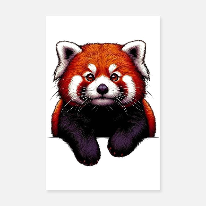 Red panda Poster 8" x 12" (20x30 cm)