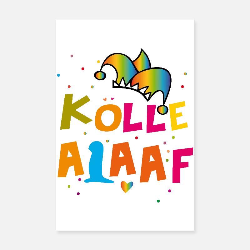 Kölle Alaaf Carnival Poster 8" x 12" (20x30 cm)