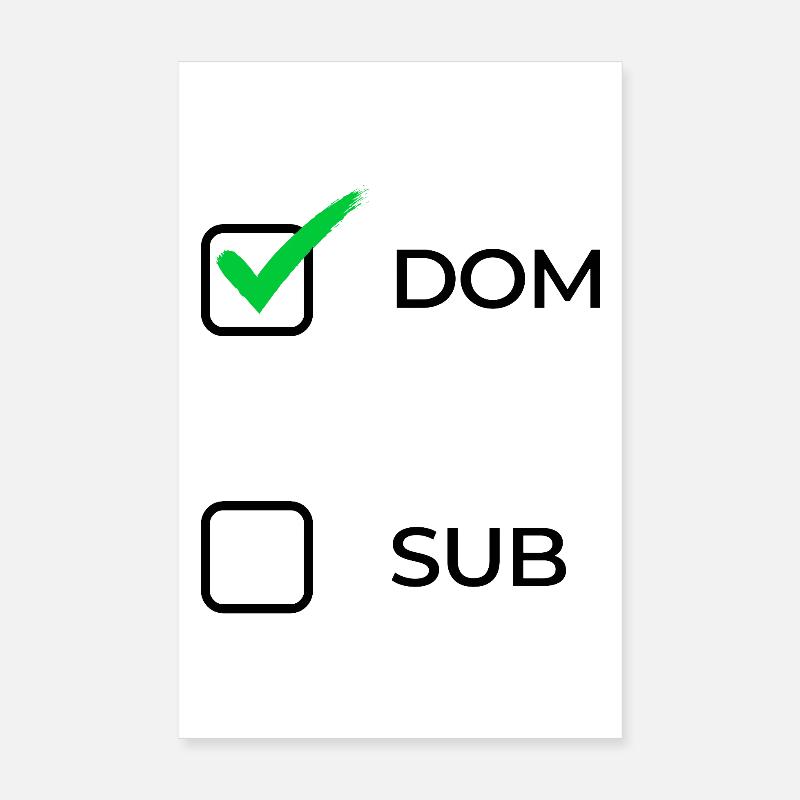 Choix dom Poster 20 x 30 cm