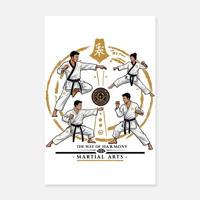 Martial art Poster 8" x 12" (20x30 cm)