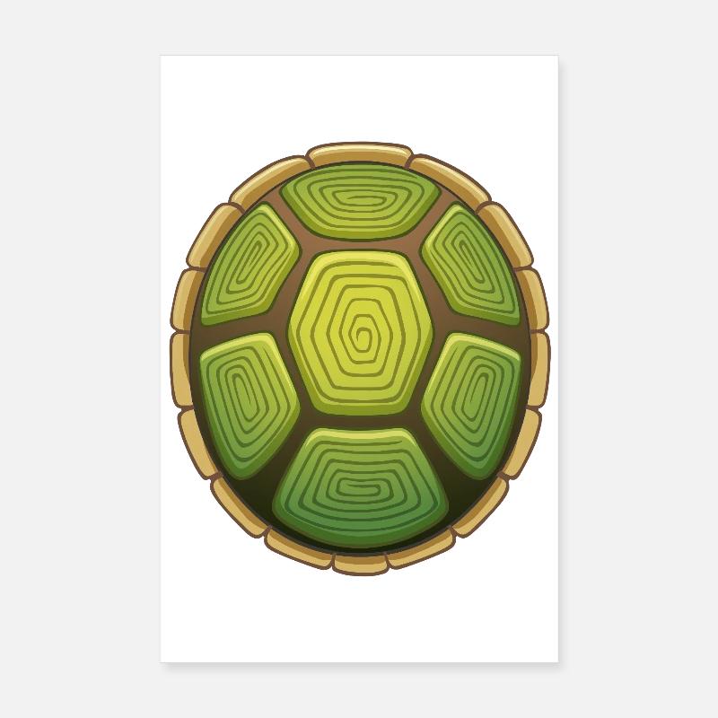 Slow as a turtle Poster 8" x 12" (20x30 cm)